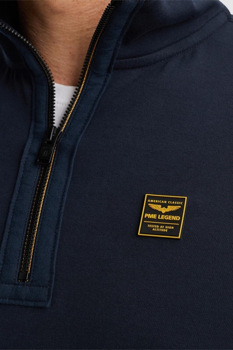 PME legend half zip collar interlock jersey